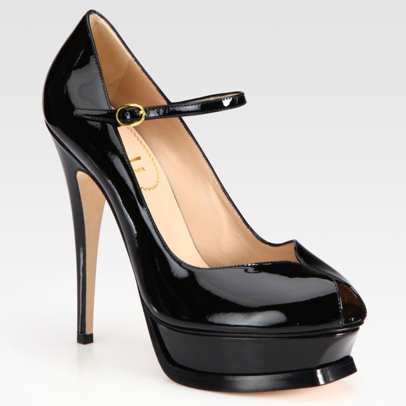 Yves Saint Laurent Shoes - Yves Saint Laurent Tribute Mary Jane 38 Black Pump